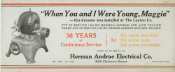 Haerman Andrae Electrical Company advertisement
